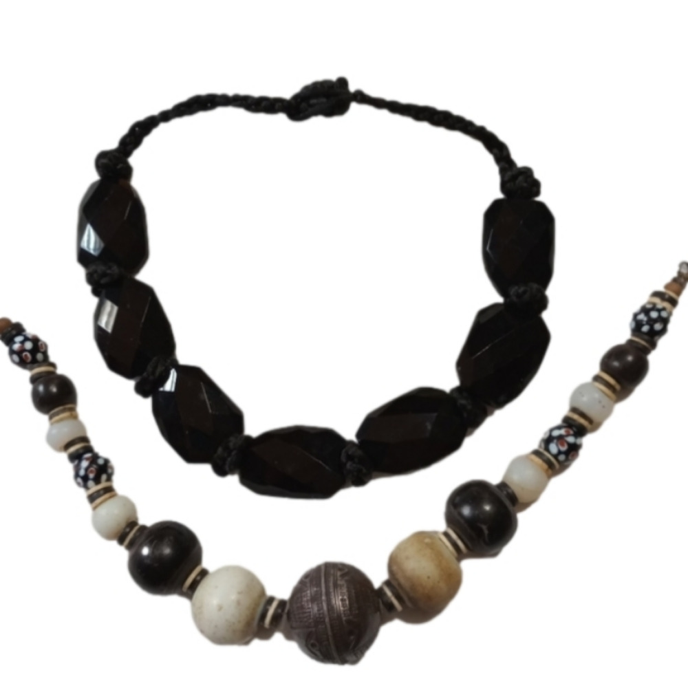 Beaded Necklace Fashion Jewelry Set of 2 (C023)
